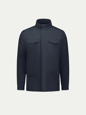 Navy Magnetic Field Jacket
