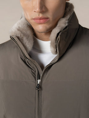 Ash Grey AUR1 Puffer Jacket