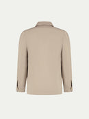 Beige City Button Jacket