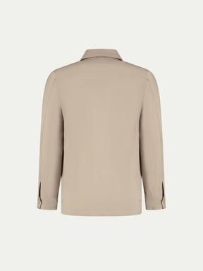 Beige City Button Jacket