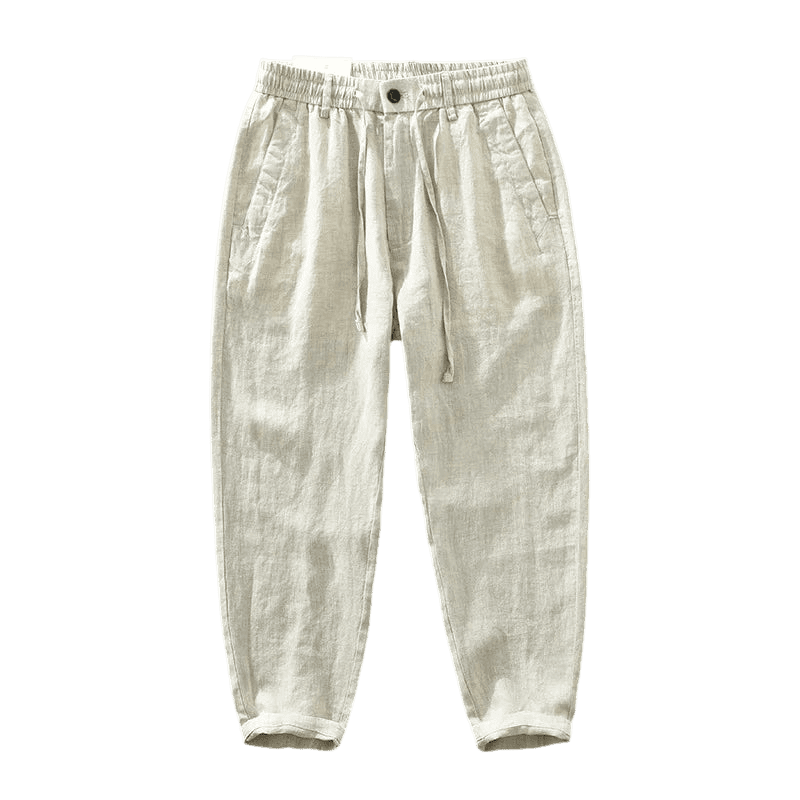 Calça de Linho Masculina Marenzzo Mônaco