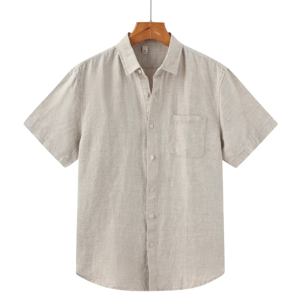 Camisa Masculina de Linho Marenzzo