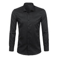 Camisa Social Masculina Slim Elástica Marenzzo