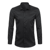 Camisa Social Masculina Slim Elástica Marenzzo