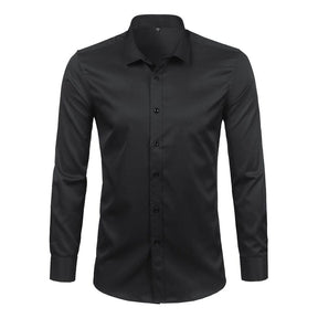 Camisa Social Masculina Slim Elástica Marenzzo