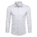 Camisa Social Masculina Slim Elástica Marenzzo