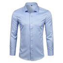 Camisa Social Masculina Slim Elástica Marenzzo