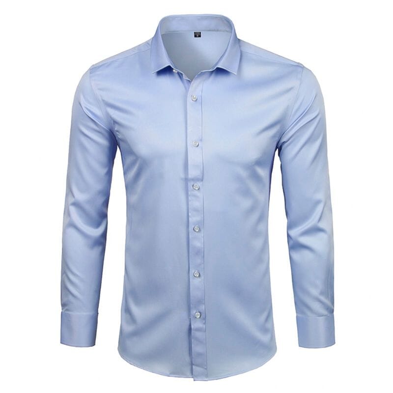 Camisa Social Masculina Slim Elástica Marenzzo