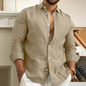 Camisa de Linho Masculina Marenzzo