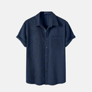 Camisa Manga Curta Marenzzo Veludo Cotelê