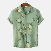 Camisa Manga Curta Marenzzo Floral