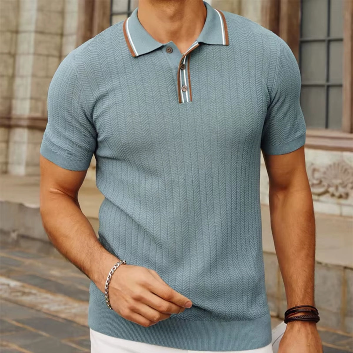 Camisa Polo Canelada Loreanni