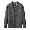 Cardigan Masculino em Lã