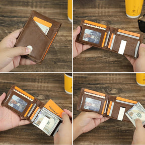 Carteira Masculina de Couro Marenzzo Riviera