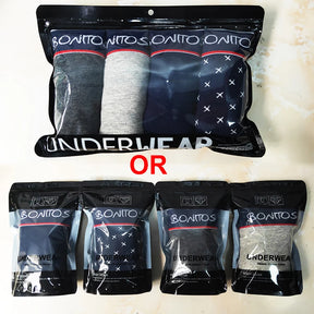 Kit 4 Cuecas Boxer Masculinas Marenzzo Algodão Confort