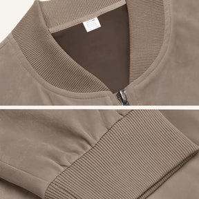Jaqueta Masculina de Suede Old Money Renoir