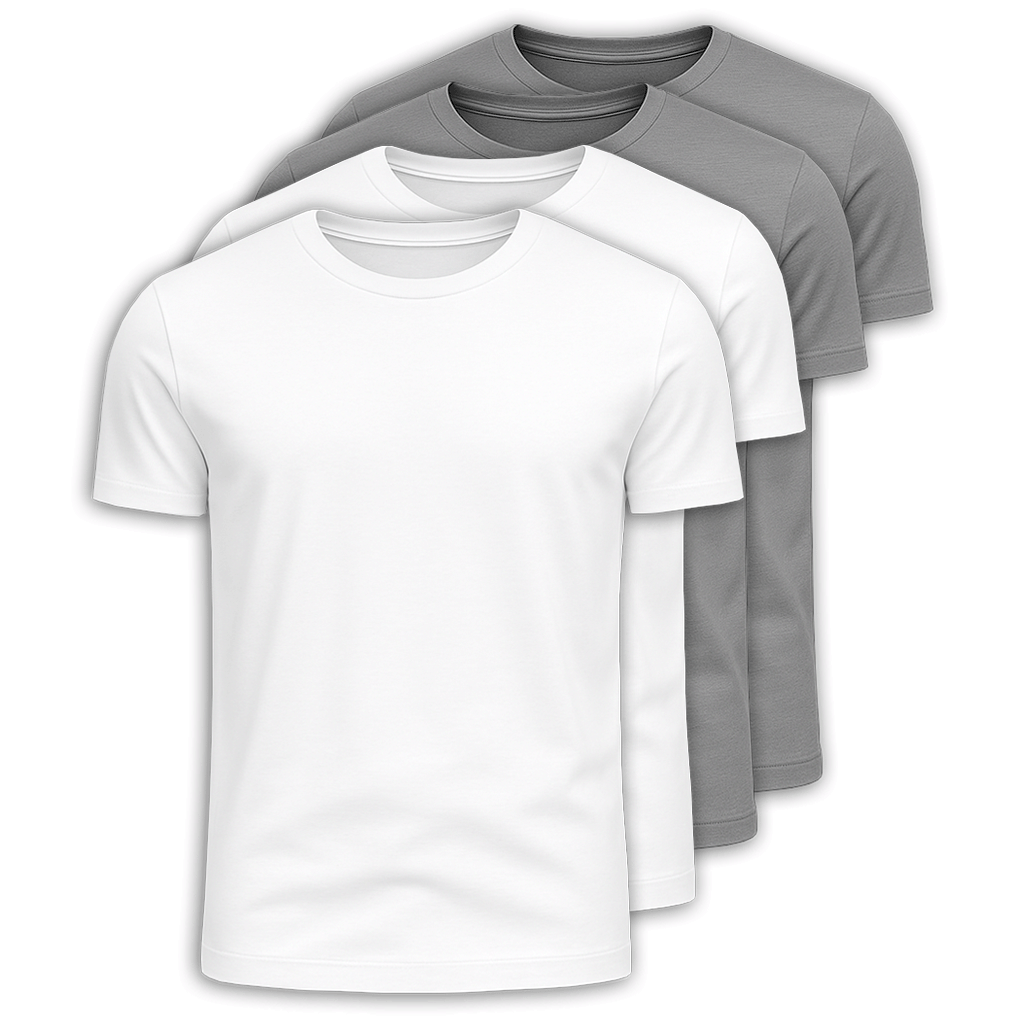 Kit 4 Camisetas Pima Premium Marenzzo