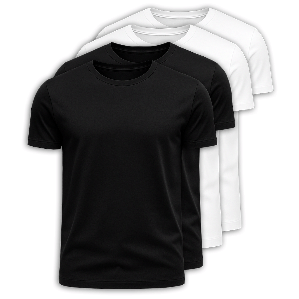 Kit 4 Camisetas Pima Premium Marenzzo