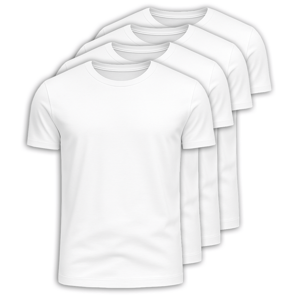 Kit 4 Camisetas Pima Premium Marenzzo