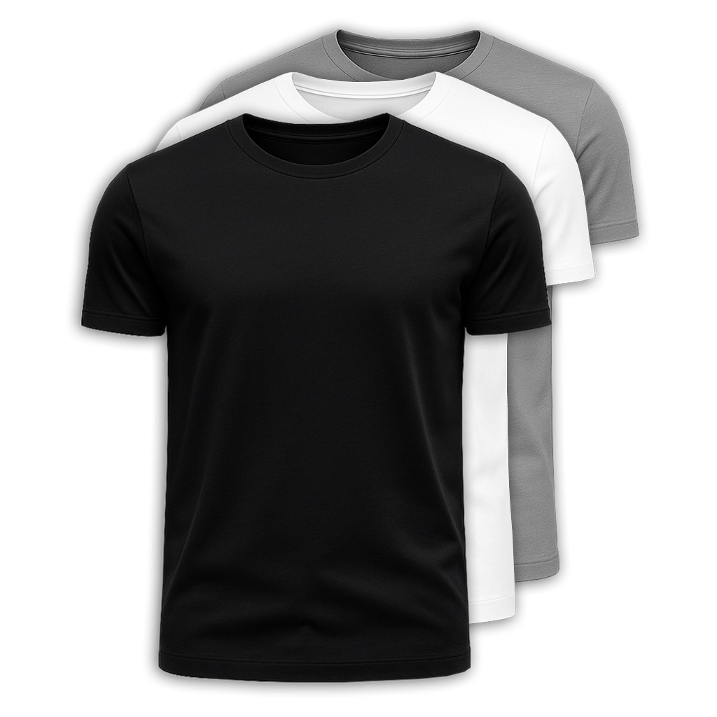 Kit 3 Camisetas Pima Premium Marenzzo