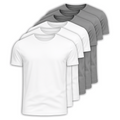 Kit 6 Camisetas Pima Premium Marenzzo