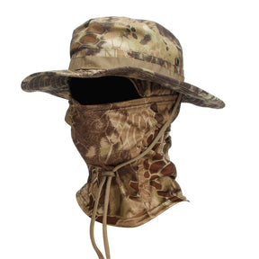 Kit Chapéu Marenzzo Aba Larga + Balaclava Masculino