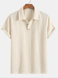 Polo Masculina Elástica Texturizada Marenzzo