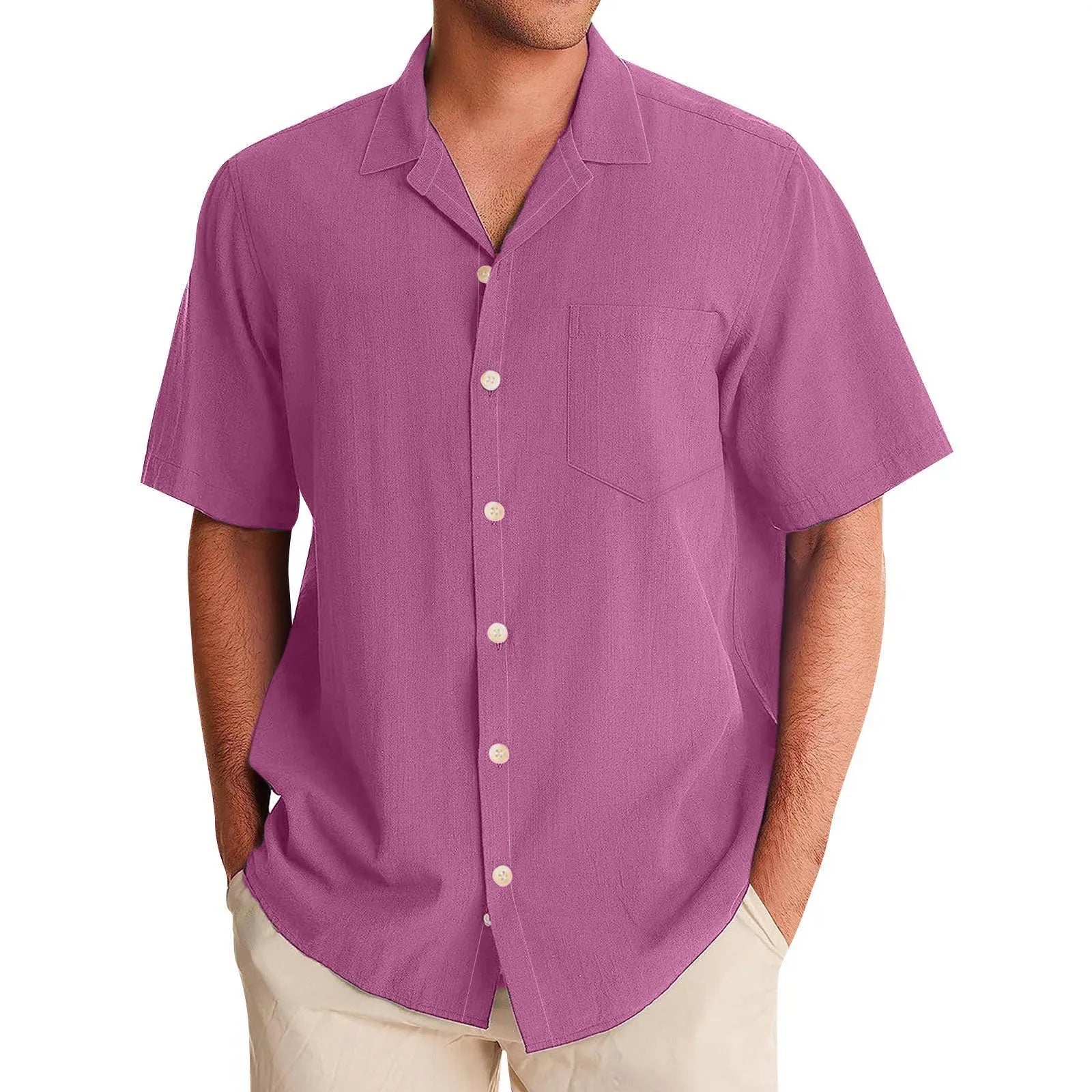 Camisa Masculina Marenzzo Casual Manga Curta