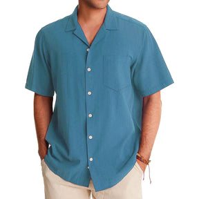 Camisa Masculina Marenzzo Casual Manga Curta