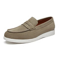 Mocassim Masculino Marenzzo em Camurça Fosca Slip On