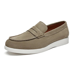 Mocassim Masculino Marenzzo em Camurça Fosca Slip On
