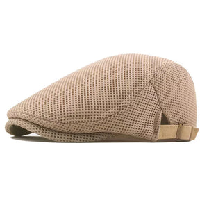 Boina Newsboy Masculina Marenzzo em Tela - Elegância Britânica