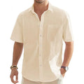 Camisa Masculina de Linho Summer Marenzzo