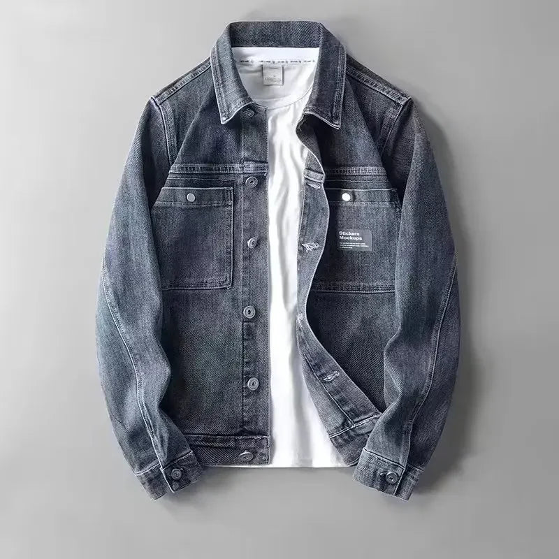 Jaqueta Jeans Masculina Marenzzo Urban Retrô