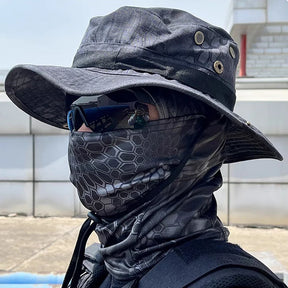 Kit Chapéu Marenzzo Aba Larga + Balaclava Masculino