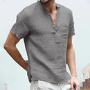 Camisa Masculina De Linho Confort Marenzzo