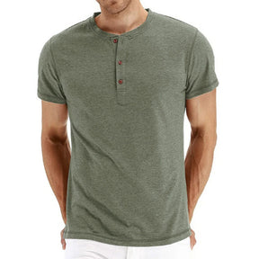 Camiseta Masculina Marenzzo Henley Slim