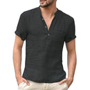 Camisa Masculina De Linho Confort Marenzzo