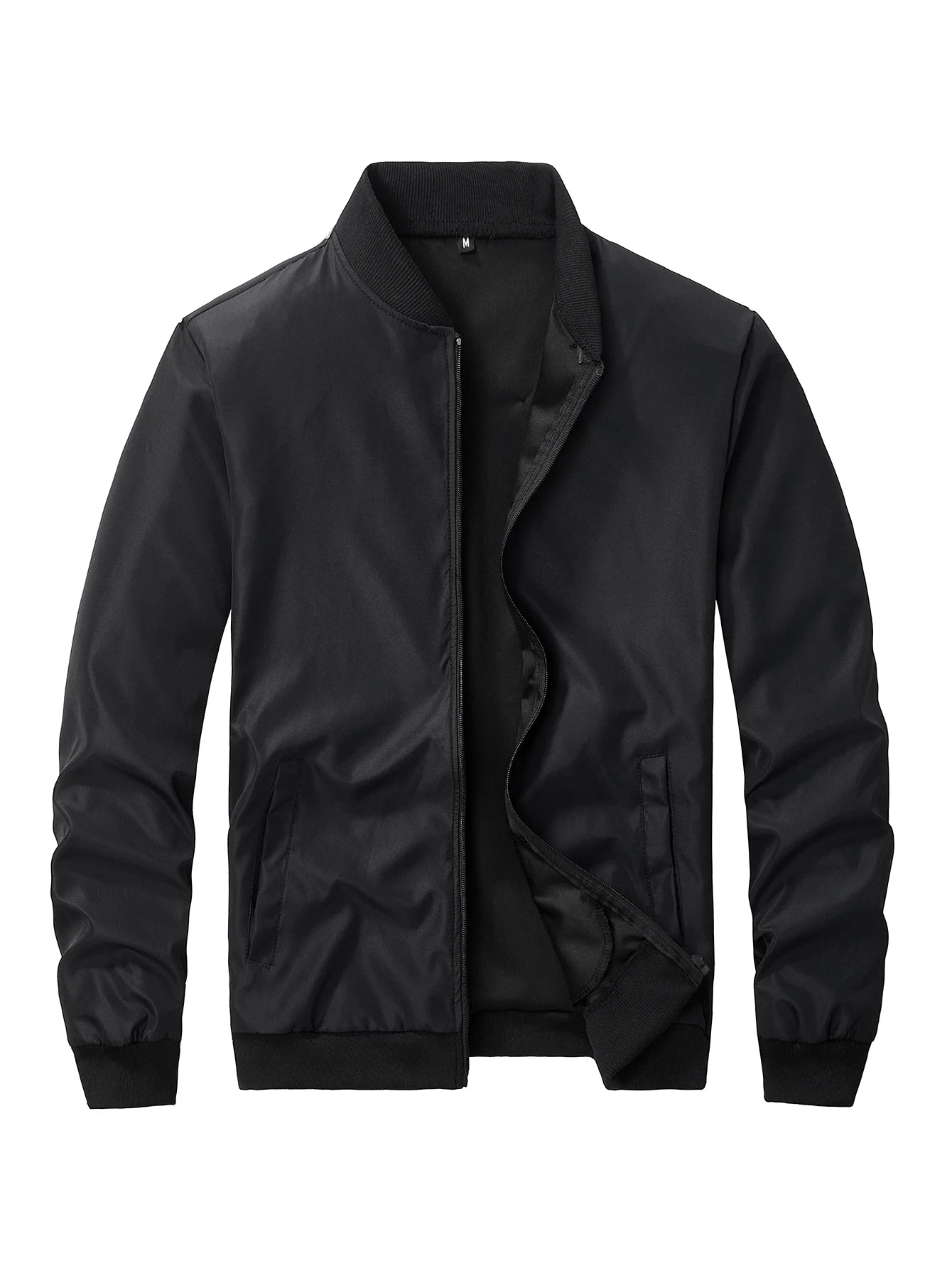Men Bomber Jacket Thin Slim Long Sleeve baseball Jackets Mens Windbreaker Zipper Windbreaker Jacket Male Outwear Brand Clothing