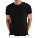 Camiseta Masculina Marenzzo Henley Slim