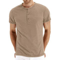 Camiseta Masculina Marenzzo Henley Slim
