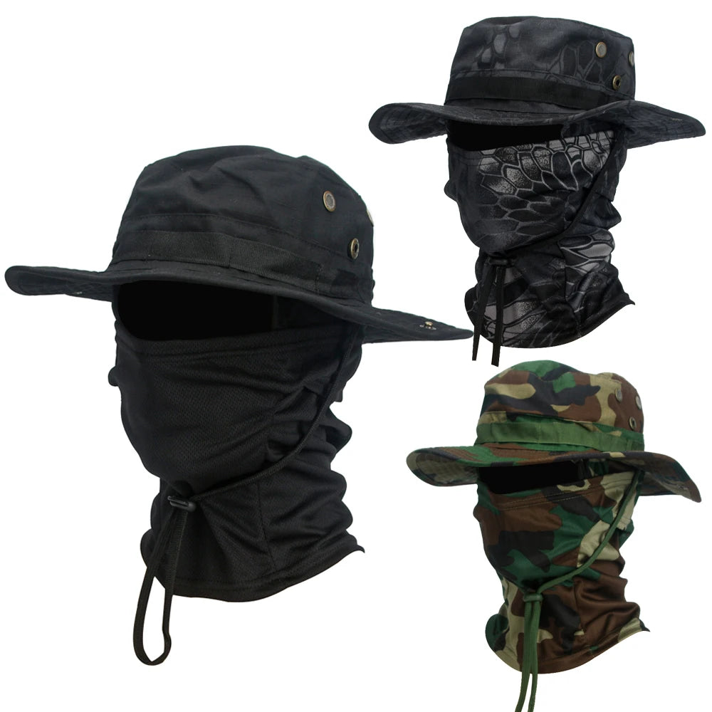 Kit Chapéu Marenzzo Aba Larga + Balaclava Masculino