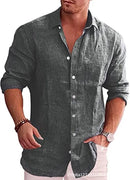 Camisa Masculina Casual Verão