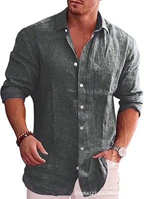Camisa Masculina Casual Verão