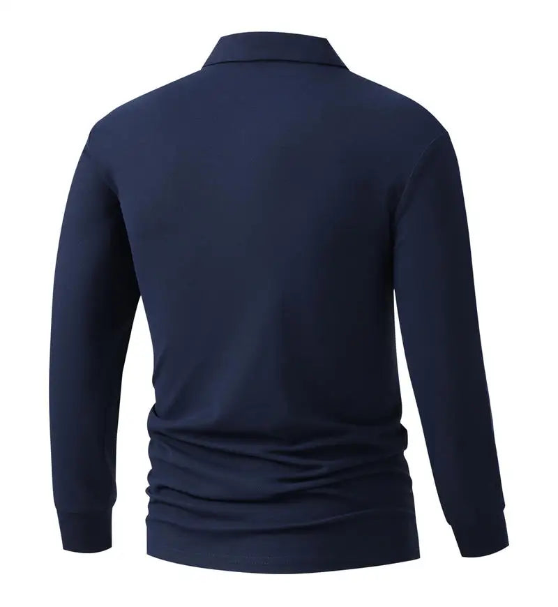 Camisa Polo Masculina Marenzzo Manga Longa