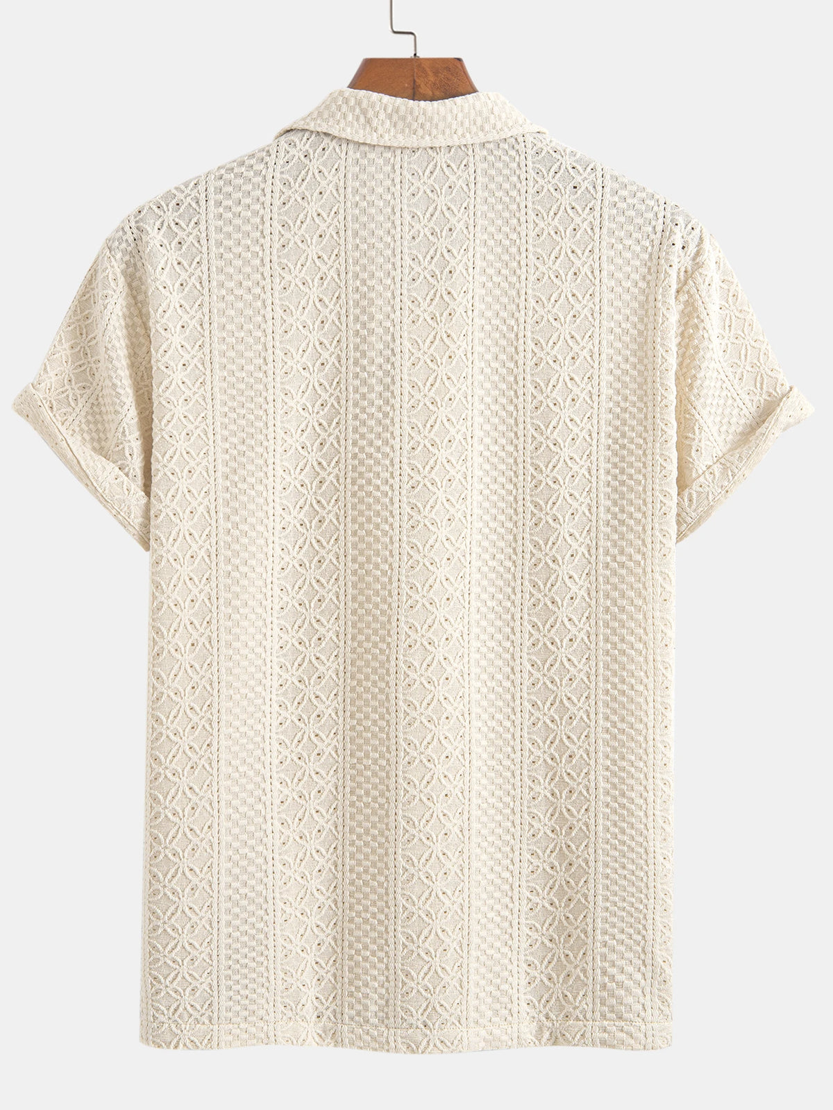 Polo Masculina Elástica Texturizada Marenzzo