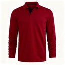 Polo Masculina Manga Longa Confort
