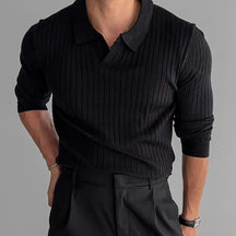 Camisa Masculina Tricot Slim Marenzzo