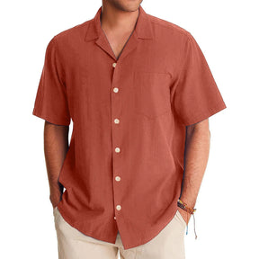 Camisa Masculina Marenzzo Casual Manga Curta