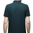 Polo Masculina Marenzzo em Malha de Seda Oca Slim